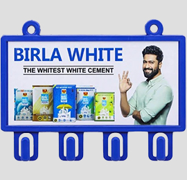 Rectangular Plastic key Hanger