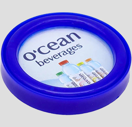 Round Plastic Paper Weight