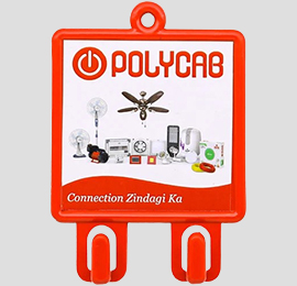 Square Shaped Plastic Key Hanger